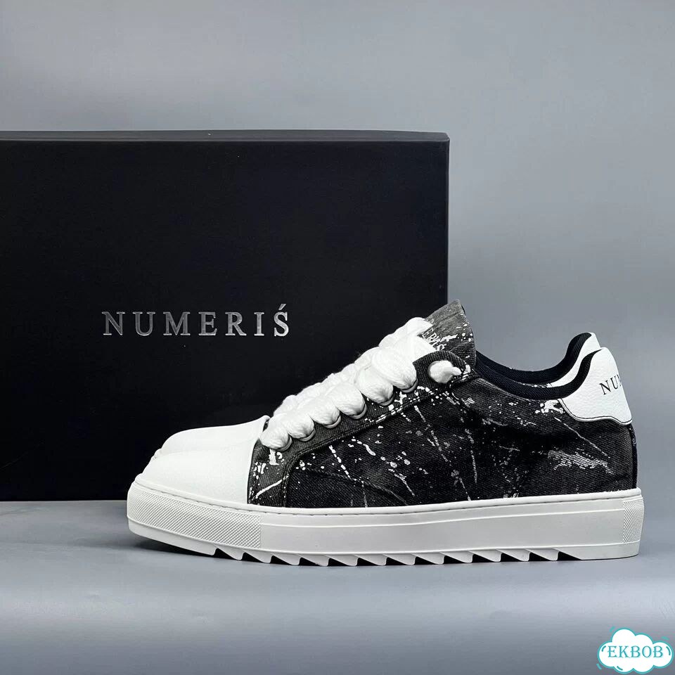 Numeris Low Top Black White фото 1