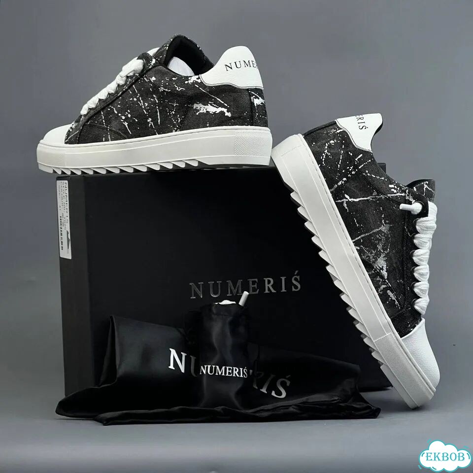 Numeris Low Top Black White фото 2