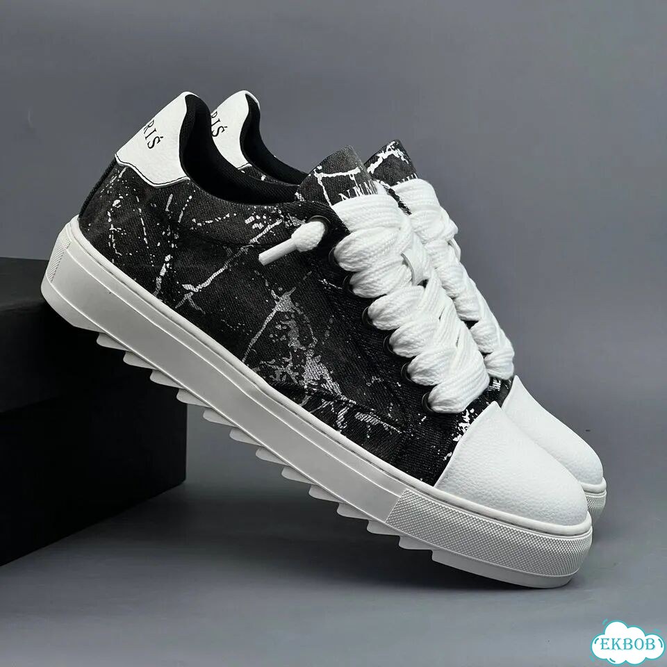 Numeris Low Top Black White фото 3
