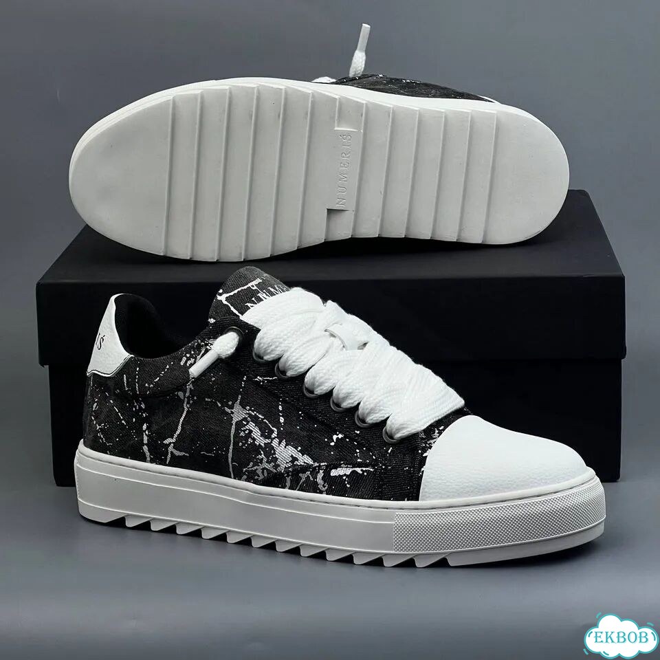 Numeris Low Top Black White фото 5