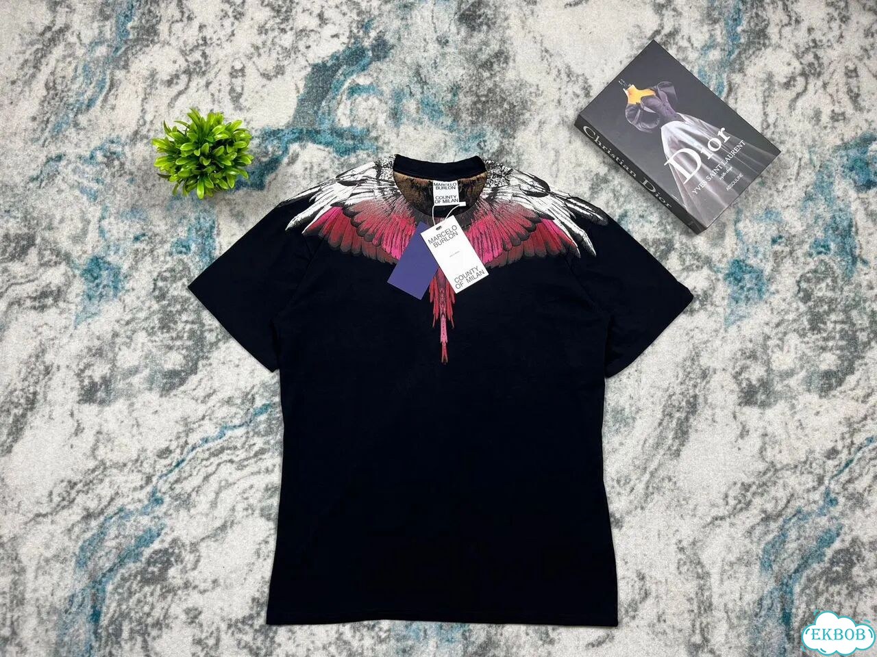 Футболка Marcelo Burlon черная фото 11