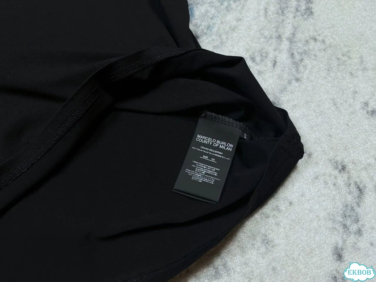 Футболка Marcelo Burlon черная фото 6