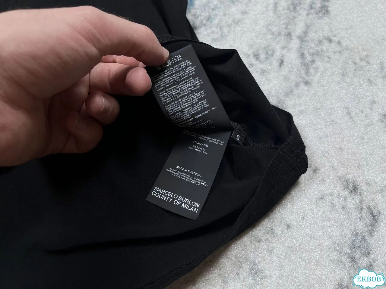 Футболка Marcelo Burlon черная фото 7