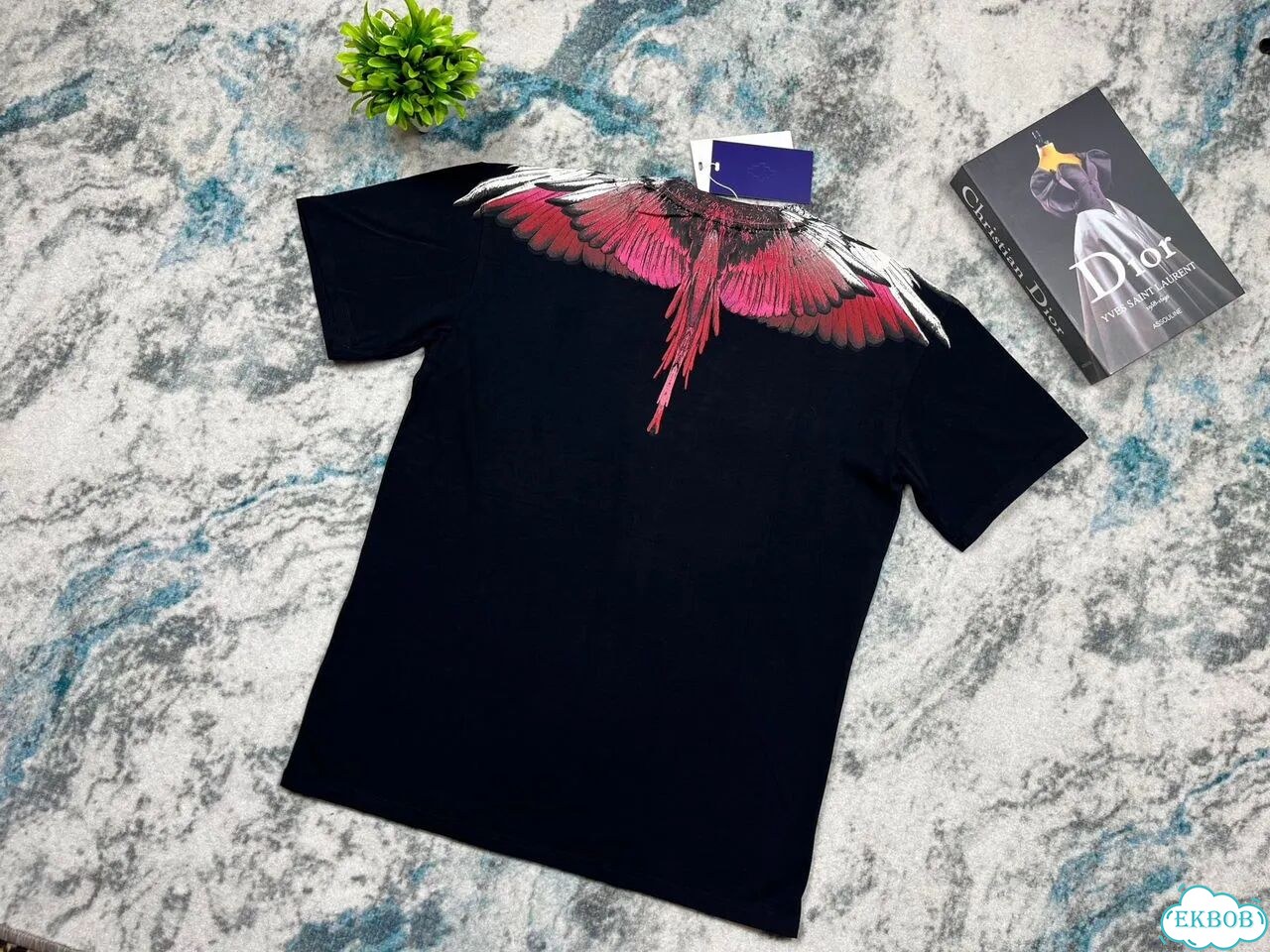 Футболка Marcelo Burlon черная фото 8
