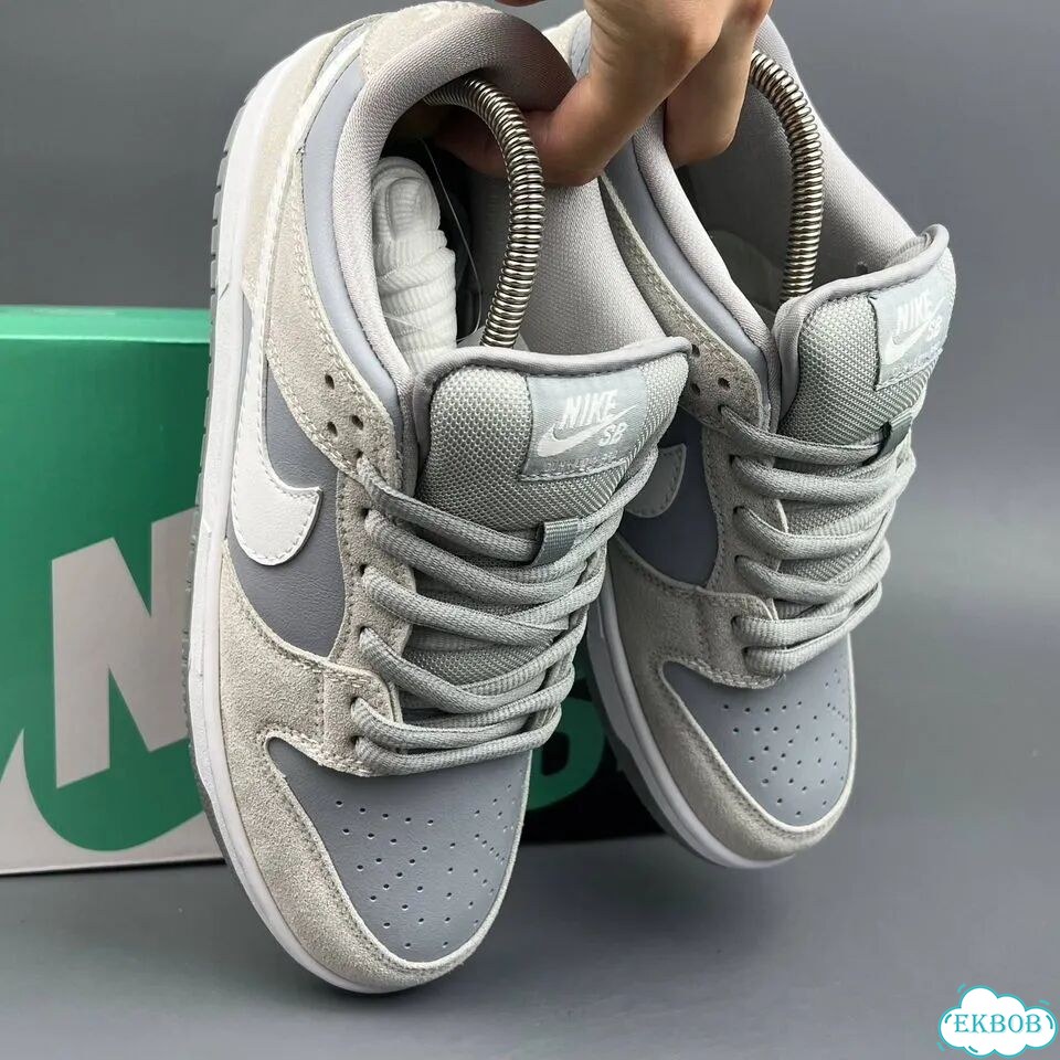 Nike Dunk SB Grey White фото 1