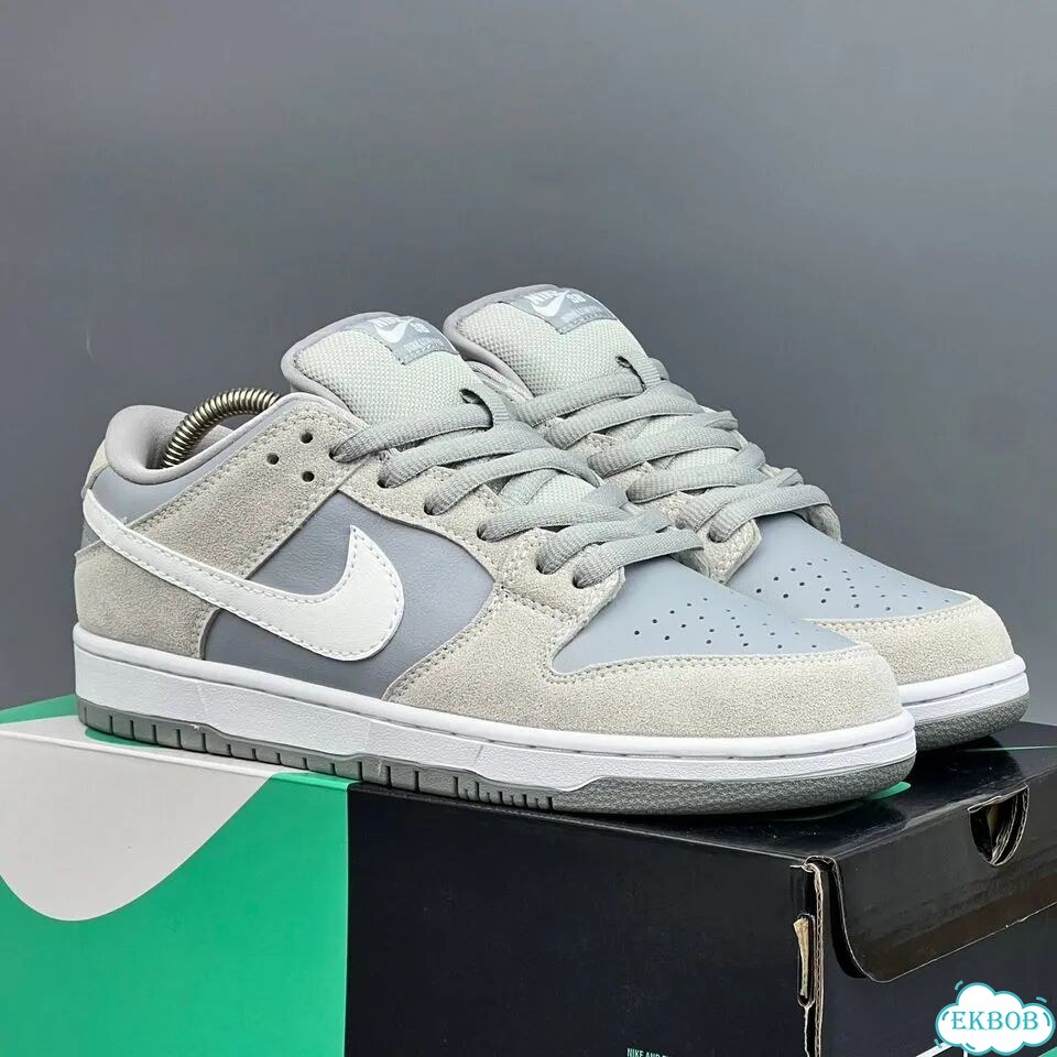Nike Dunk SB Grey White фото 2