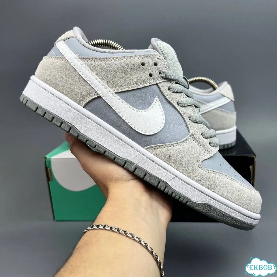 Nike Dunk SB Grey White фото 3