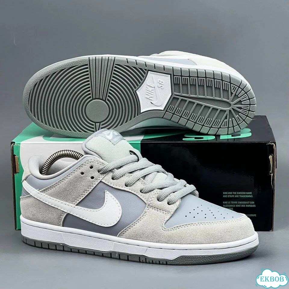 Nike Dunk SB Grey White фото 5