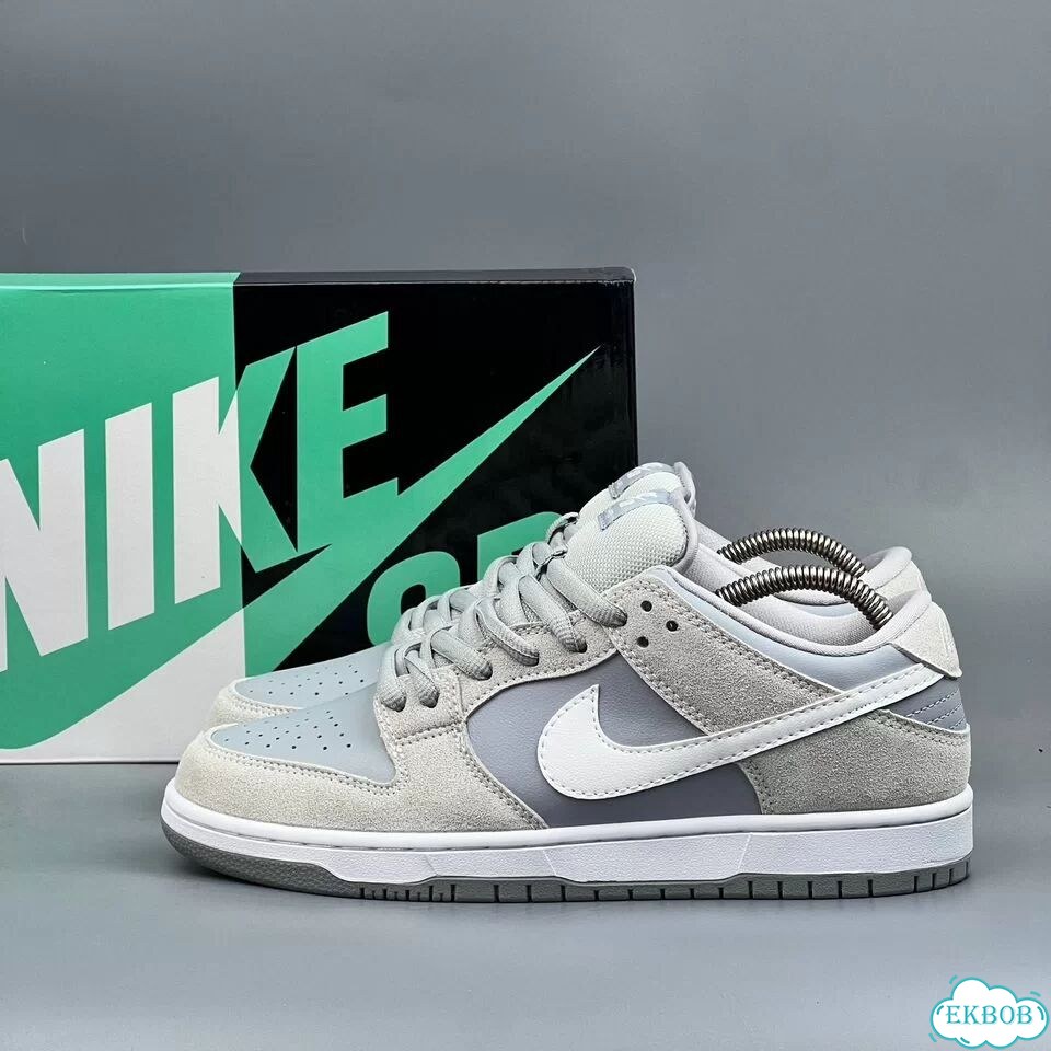 Nike Dunk SB Grey White фото 6
