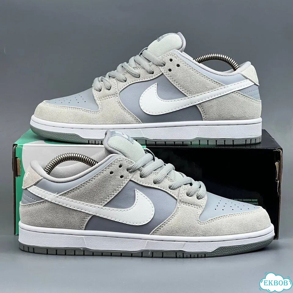 Nike Dunk SB Grey White фото 7