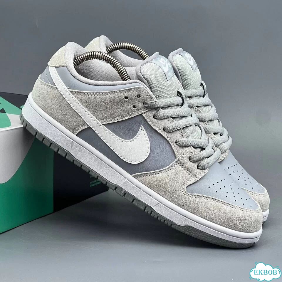 Nike Dunk SB Grey White фото 8