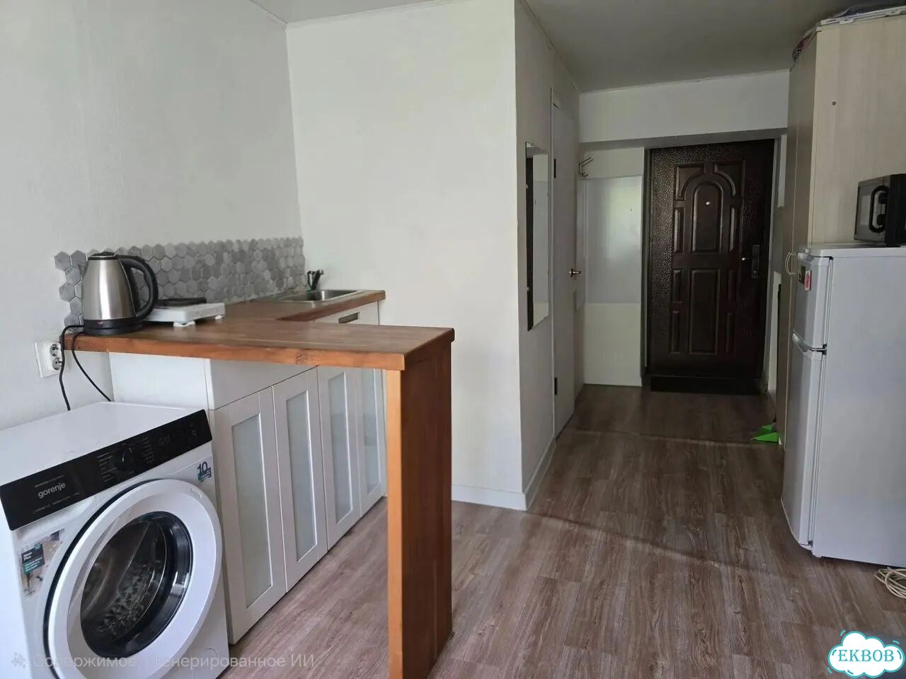 Квартира-студия, 16,9 м², 2/5 эт. фото 4