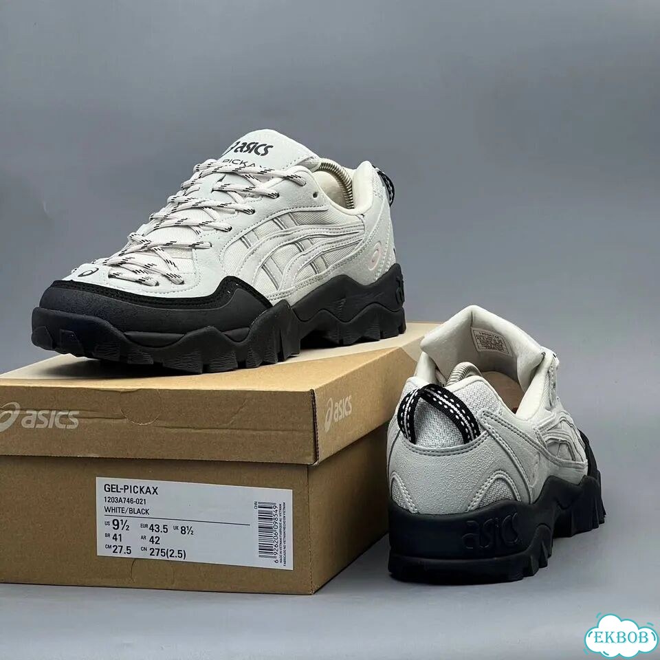 Asics Gel Pickax Black White фото 3