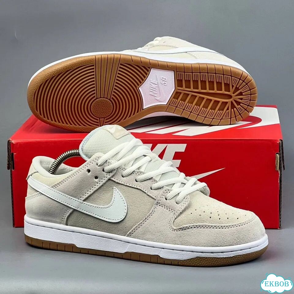 Nike Dunk SB Low Beige White фото 3