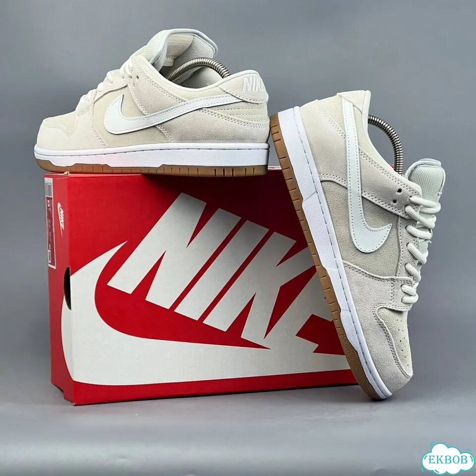 Nike Dunk SB Low Beige White фото 5