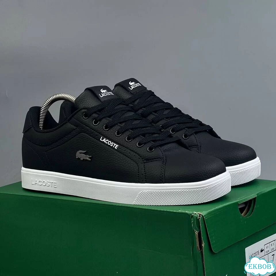 Lacoste Carnaby Evo Black White фото 5
