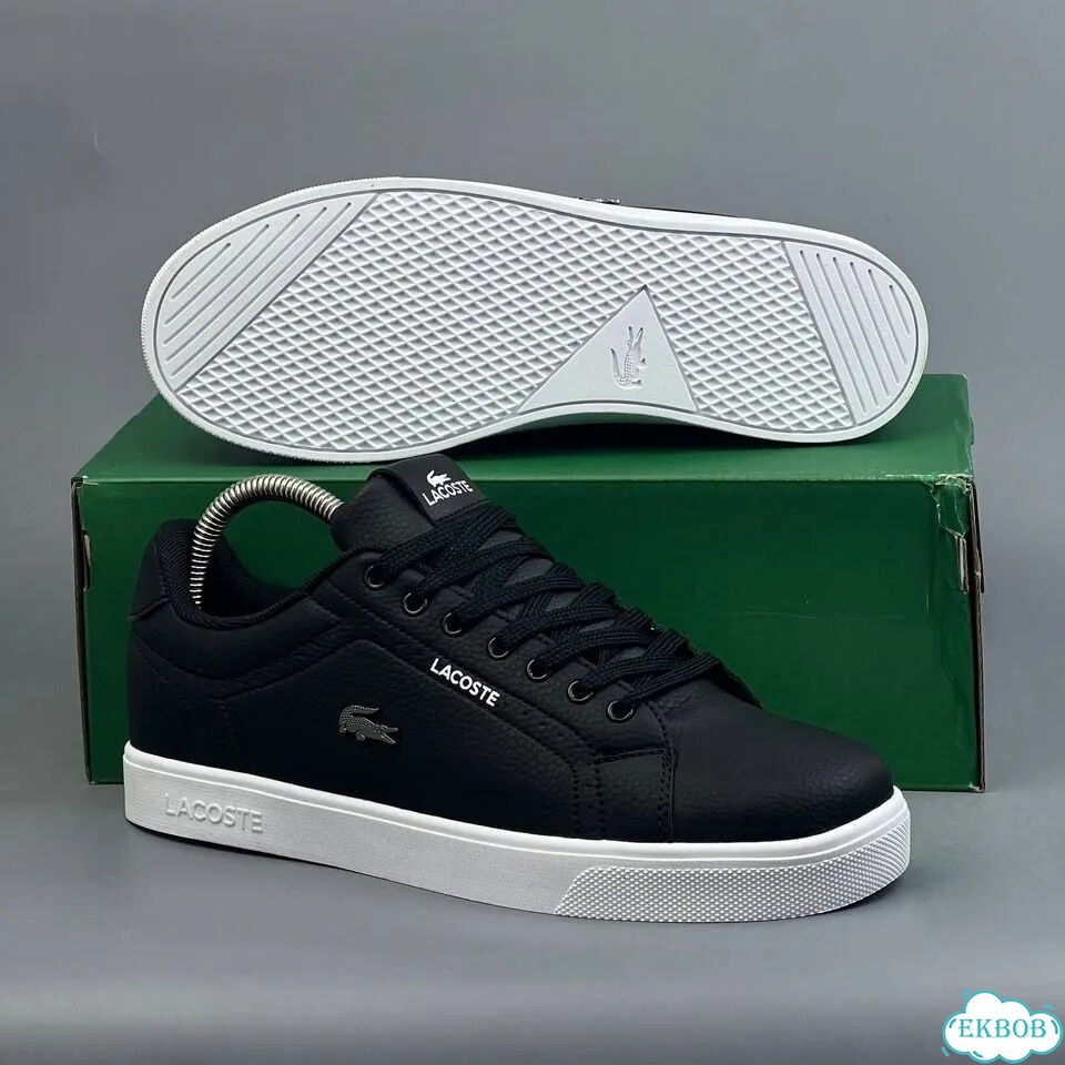 Lacoste Carnaby Evo Black White фото 8