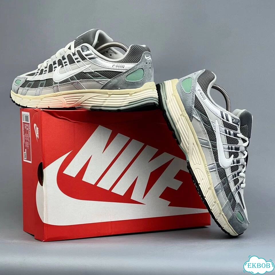 Nike P6000 Grey Beige фото 7