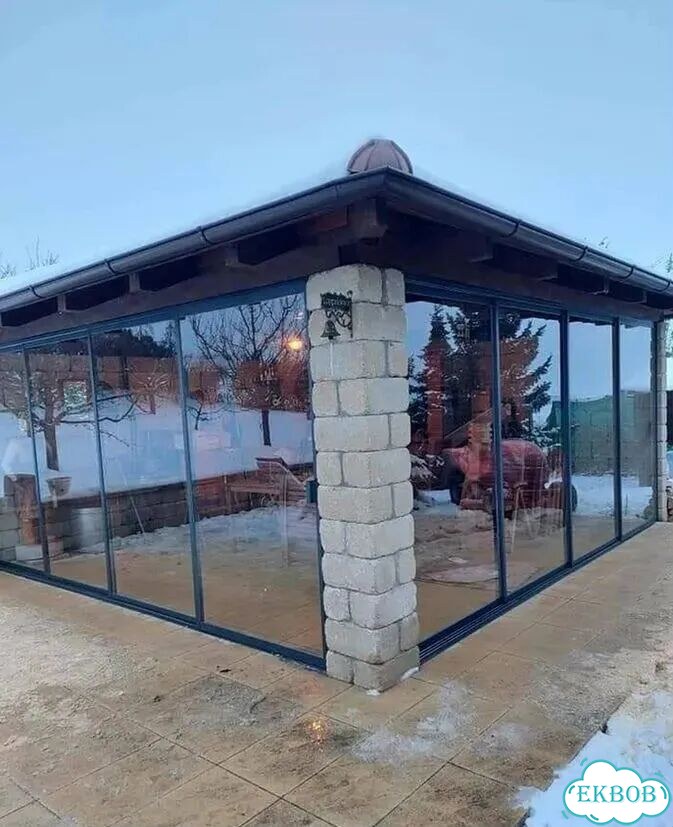 Пристройки к дому, террасы, веранды, беседки фото 5