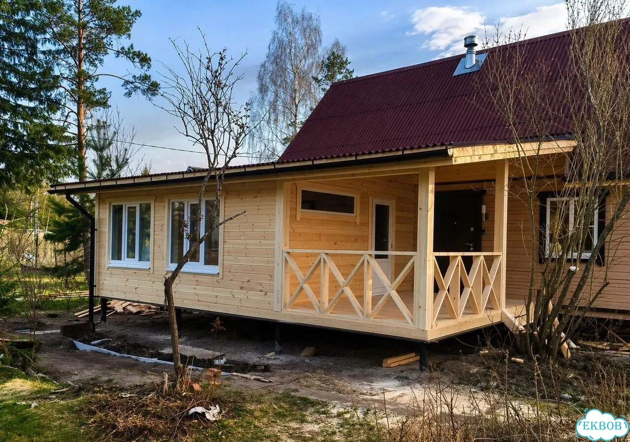 Пристройки к дому, террасы, веранды, беседки фото 9