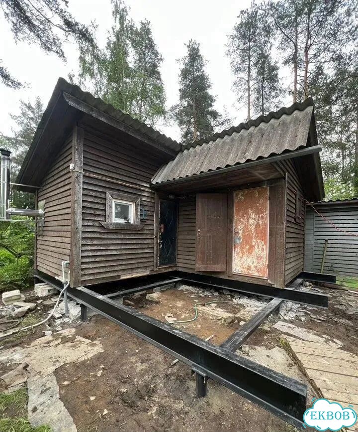 Замена сгнивших венцов, подъём домов, ремонт полов фото 6