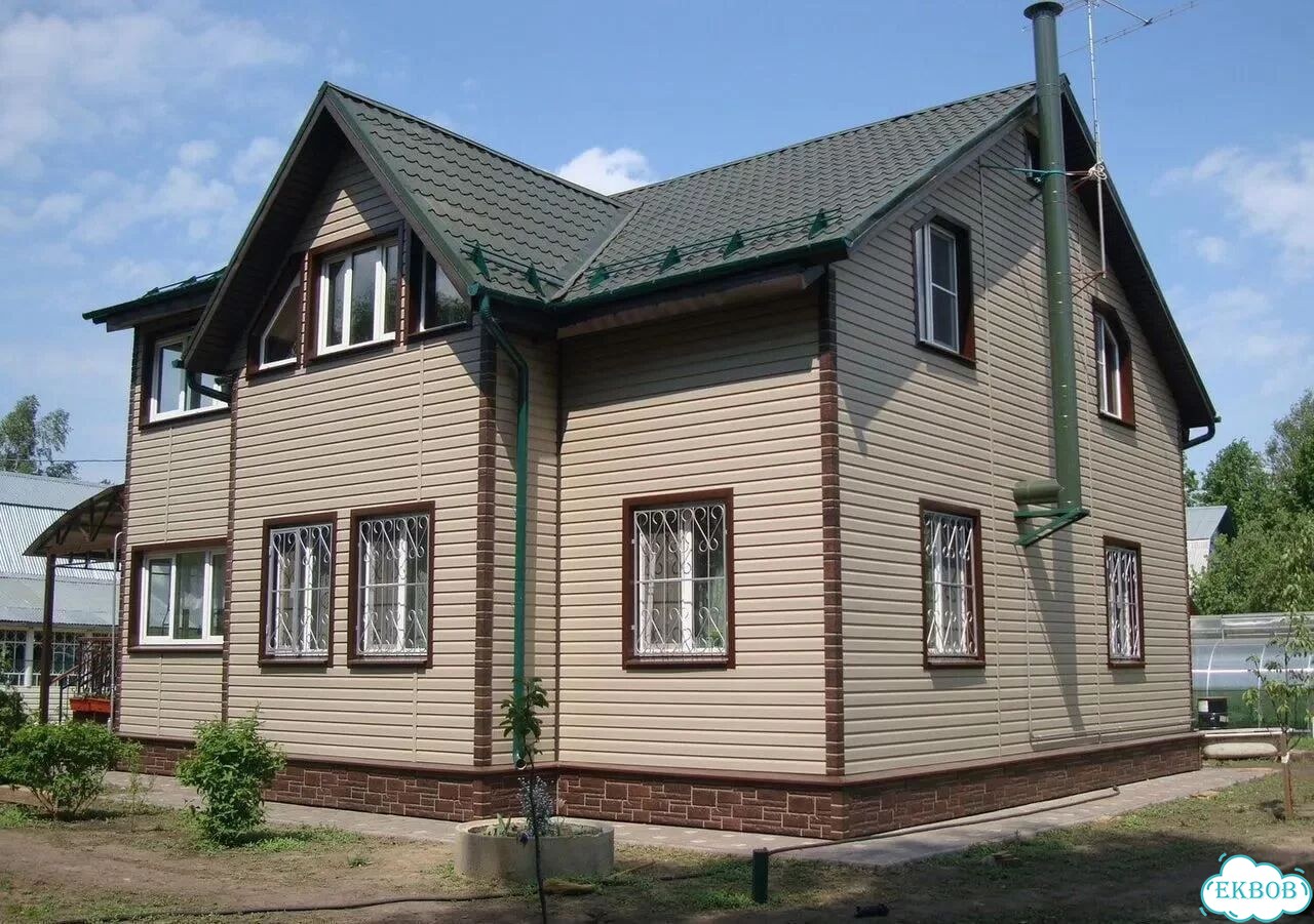 Фасадные работы, монтаж сайдинга, обшивка домов фото 3
