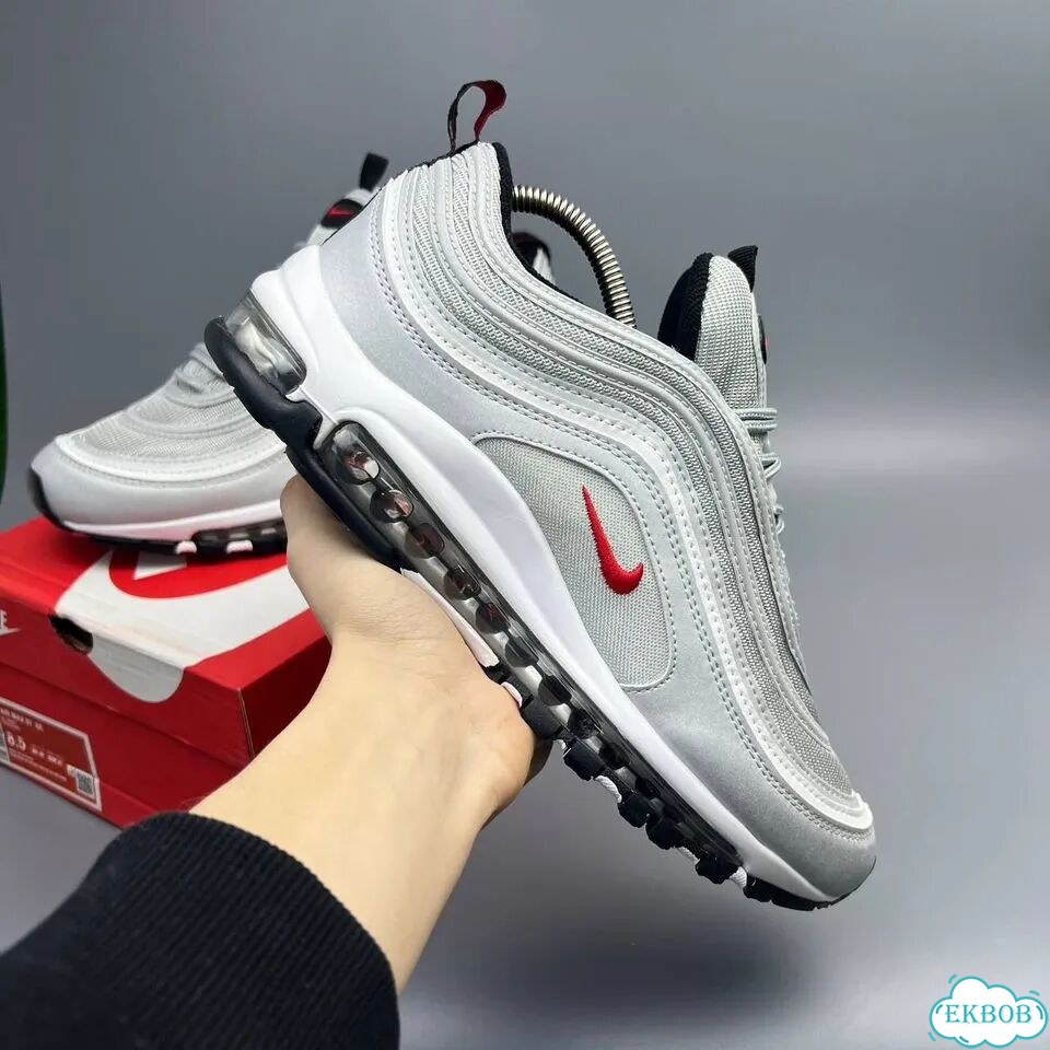 Nike Air Max 97 Grey White Red фото 4