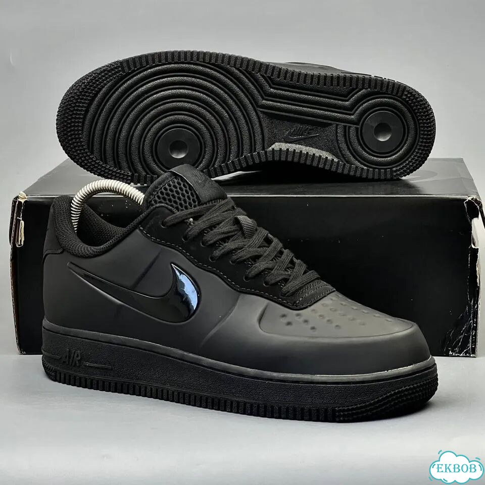 Nike Air Force 1 Foamposite Black фото 6