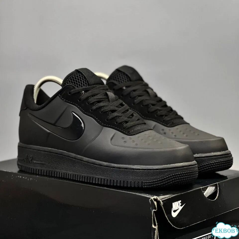 Nike Air Force 1 Foamposite Black фото 7