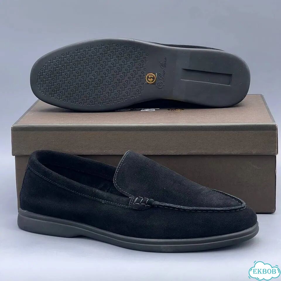 Loro Piana Loafers Black фото 1