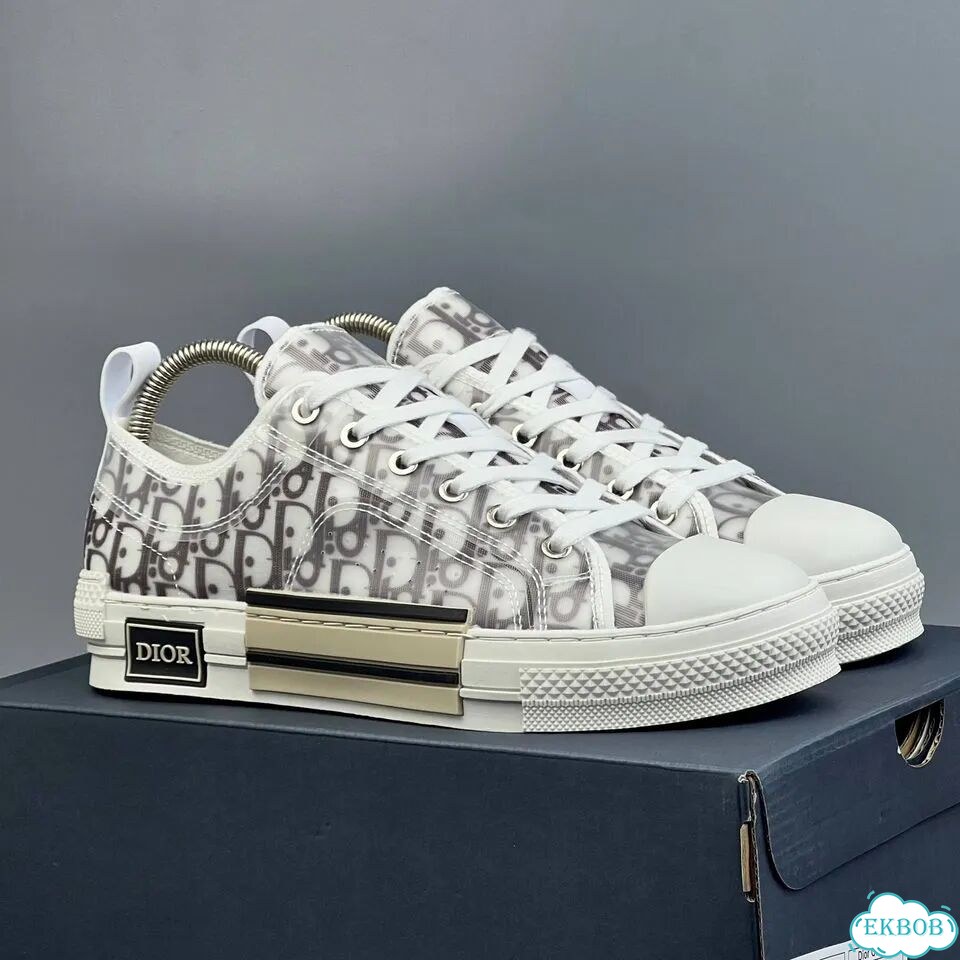 Dior Dior Oblique B23 Low White Grey фото 2