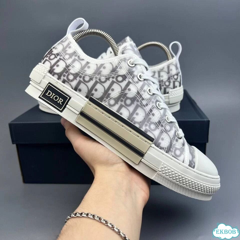 Dior Dior Oblique B23 Low White Grey фото 3