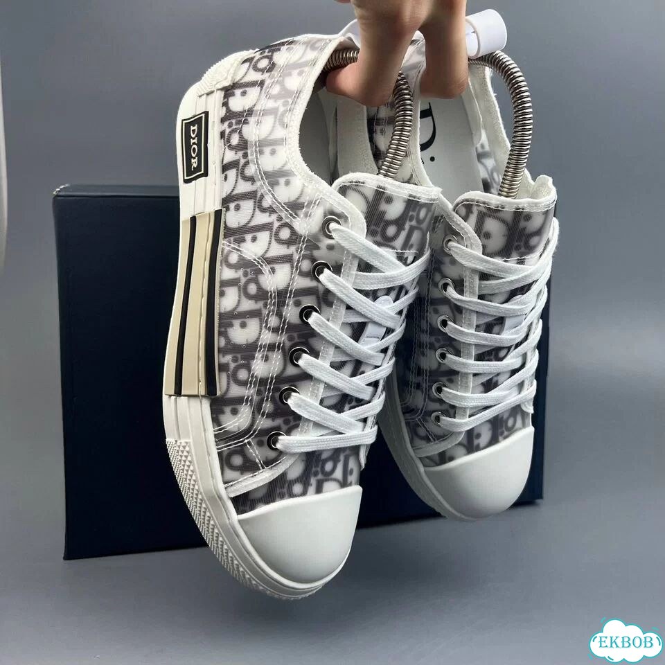 Dior Dior Oblique B23 Low White Grey фото 4