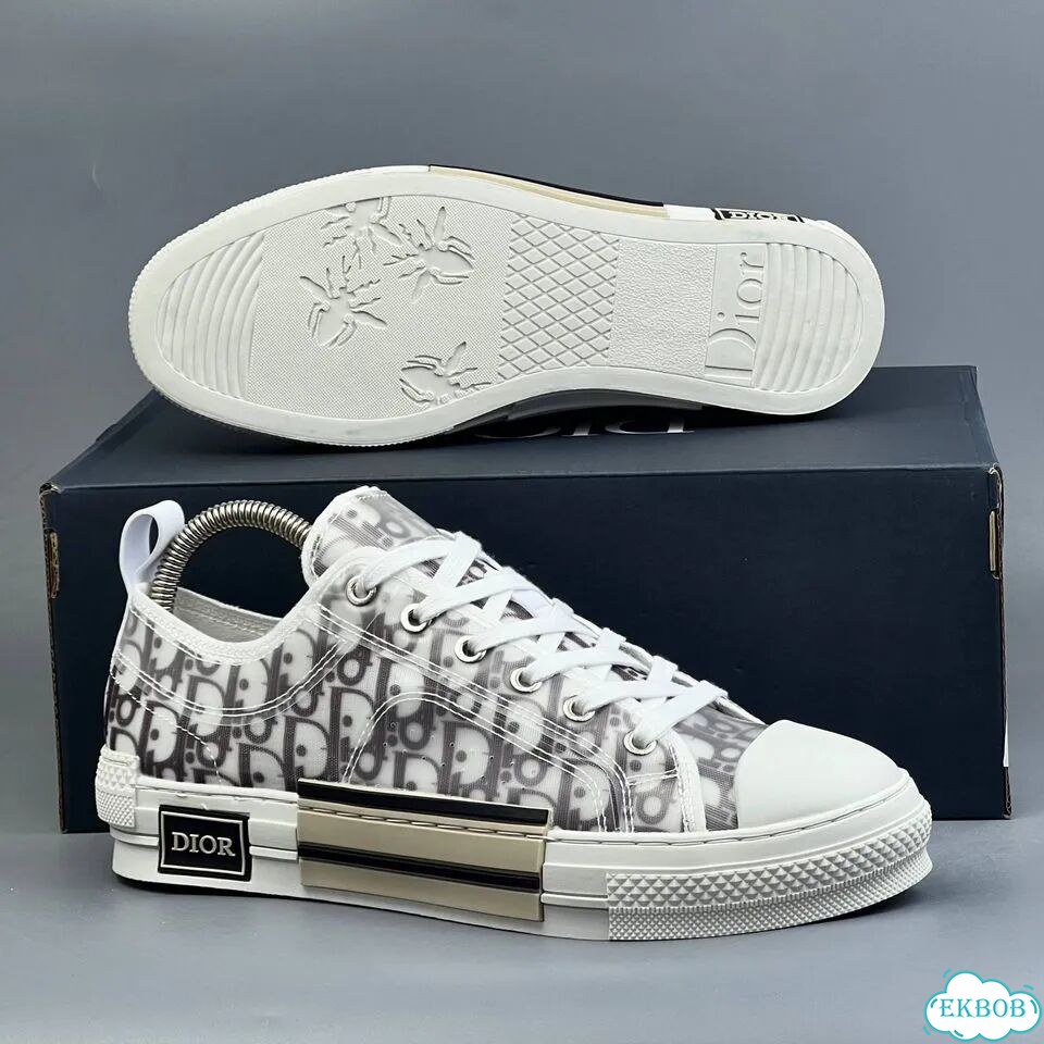 Dior Dior Oblique B23 Low White Grey фото 6