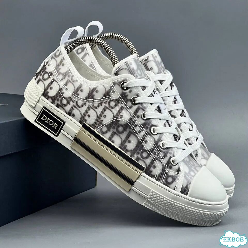 Dior Dior Oblique B23 Low White Grey фото 8