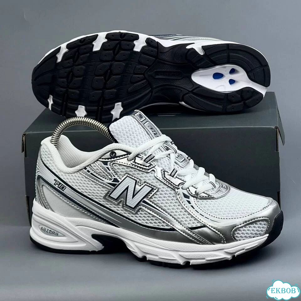 New Balance 740 White Silver фото 2