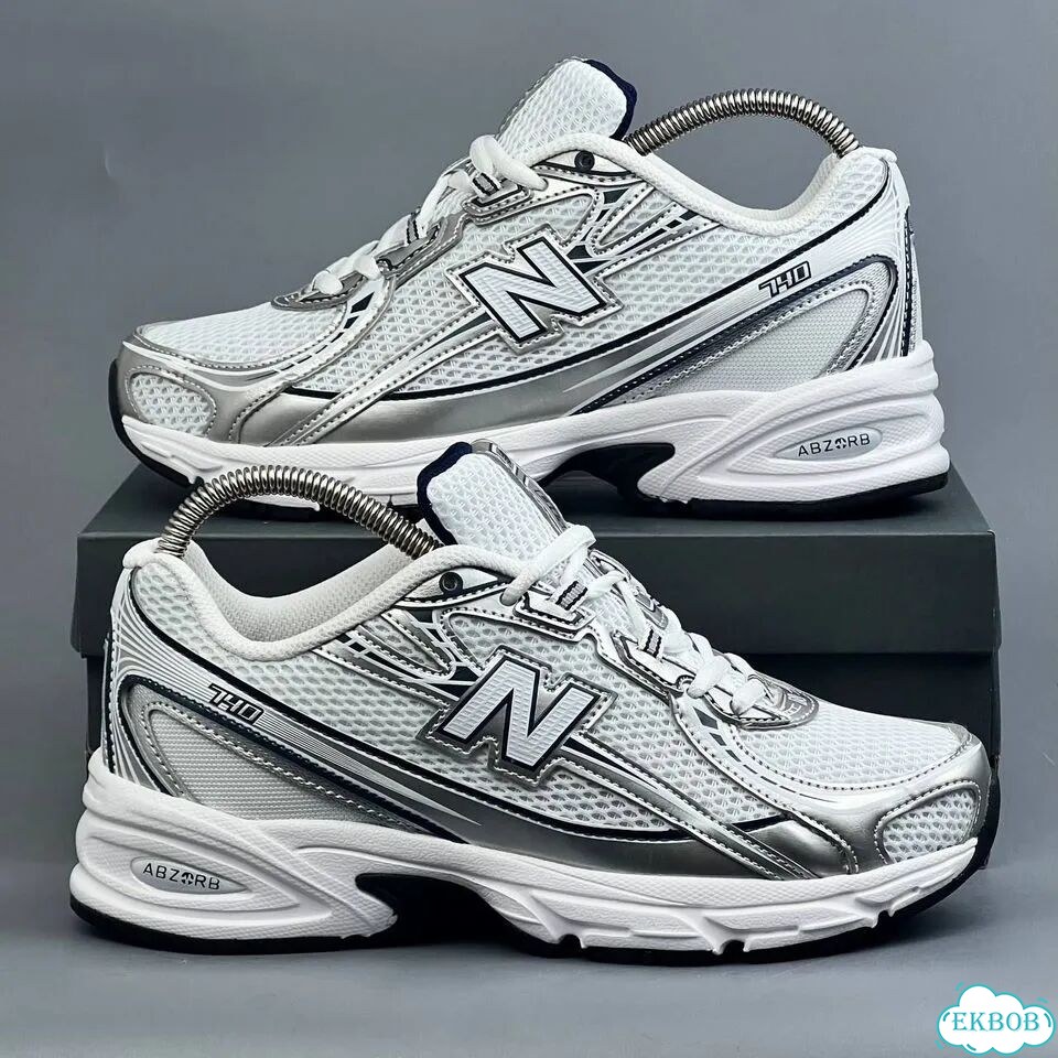 New Balance 740 White Silver фото 3
