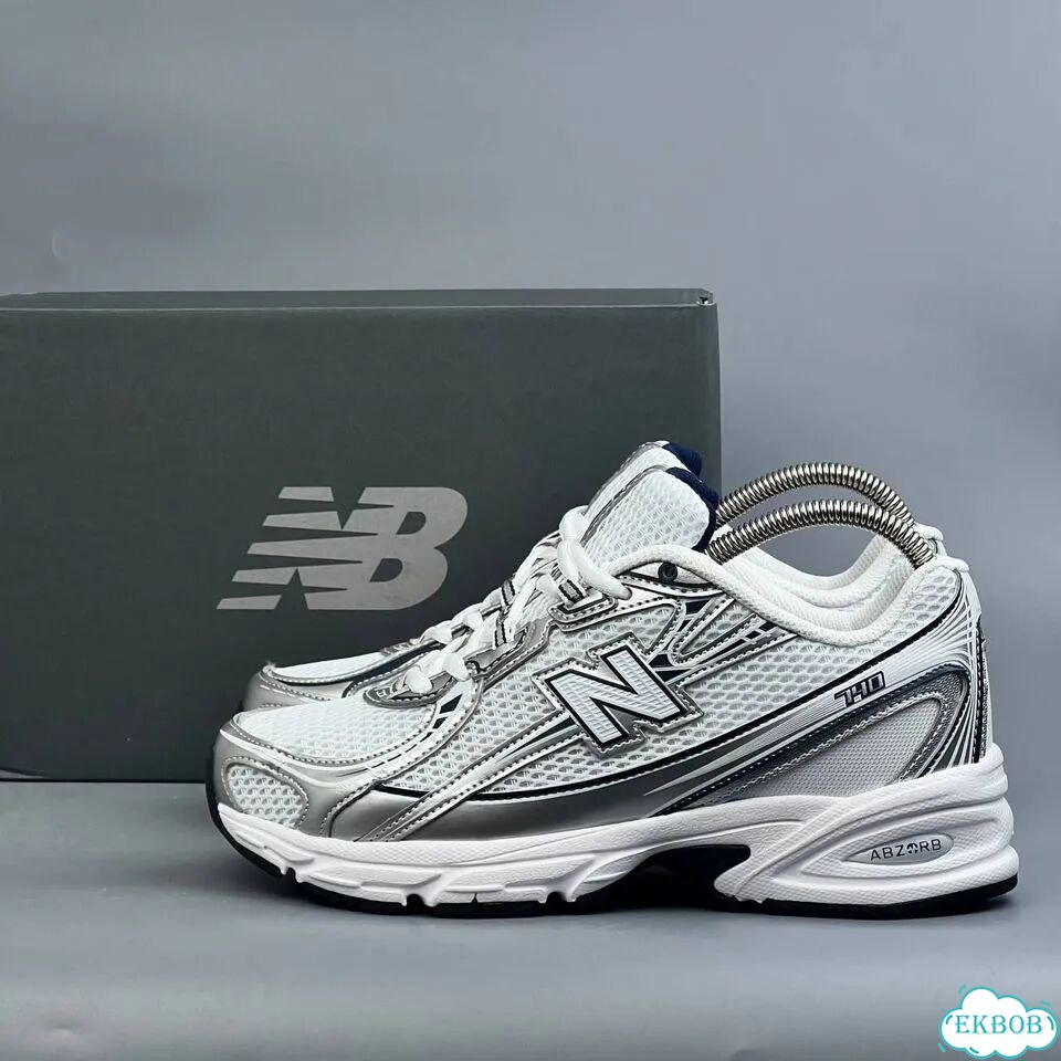 New Balance 740 White Silver фото 4