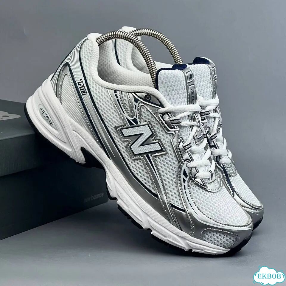 New Balance 740 White Silver фото 5