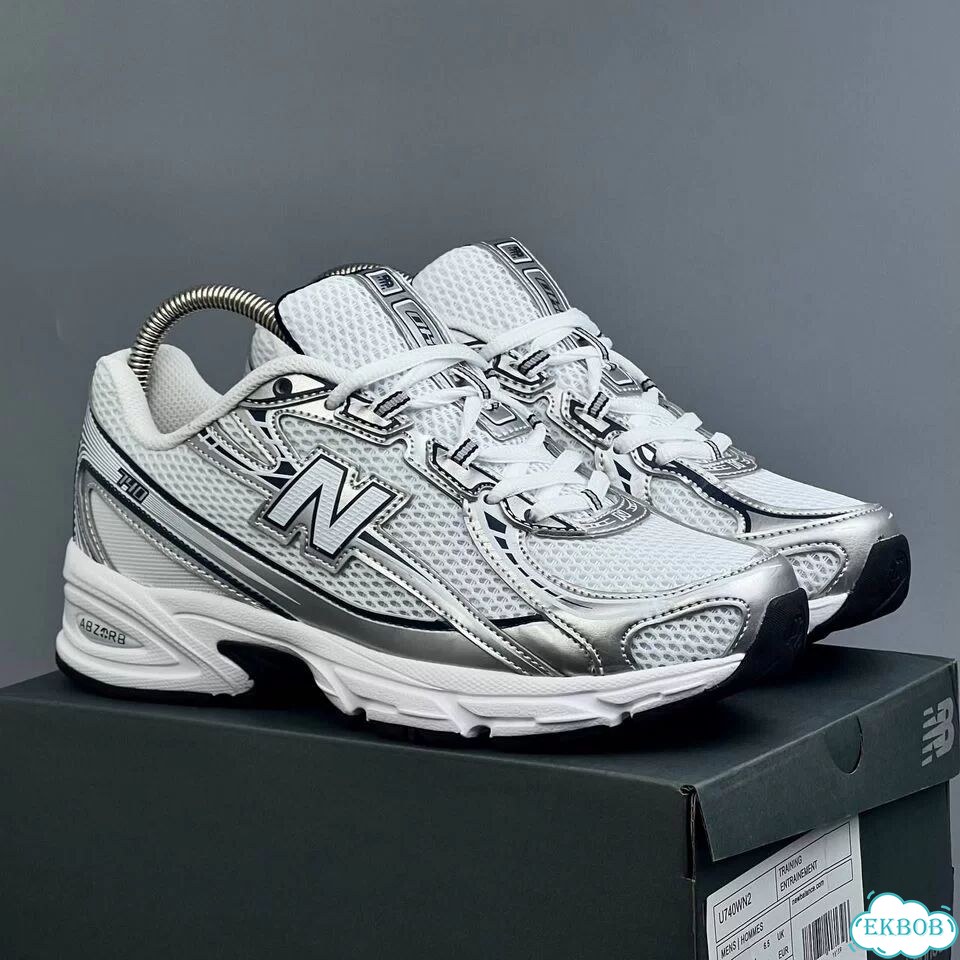 New Balance 740 White Silver фото 6