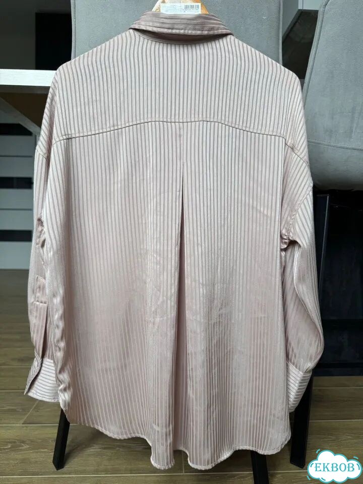 Блузка атласная Zara размер s оверсайз фото 2