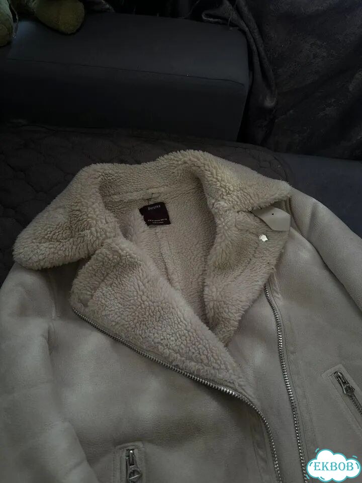 Дубленка авиатор bershka фото 5