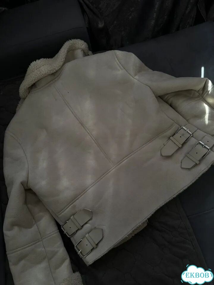 Дубленка авиатор bershka фото 6