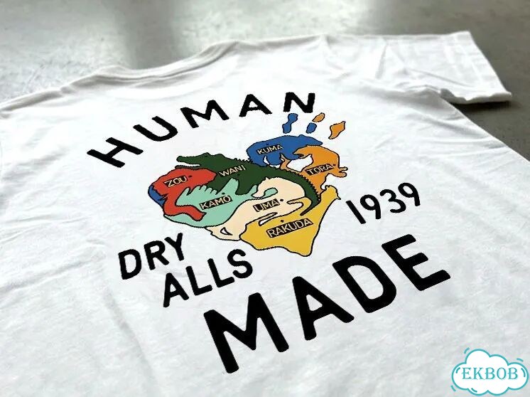 Футболка белая Human Made Dry Alls streetwear vintage unisex DAC0100 фото 2