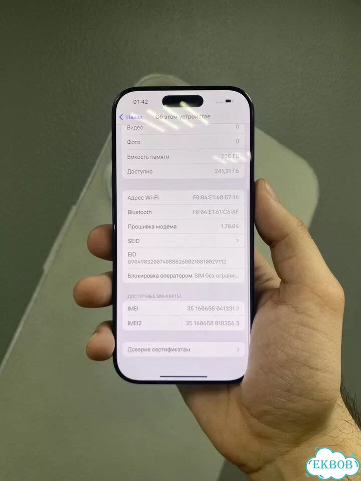 iPhone 16 Pro, 256 ГБ, SIM + eSIM фото 3