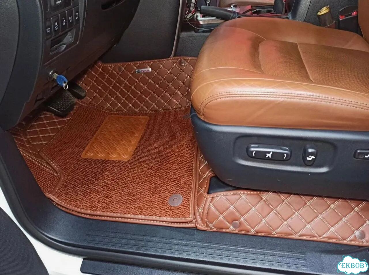 3D коврики из экокожи toyota land cruiser 200 фото 1