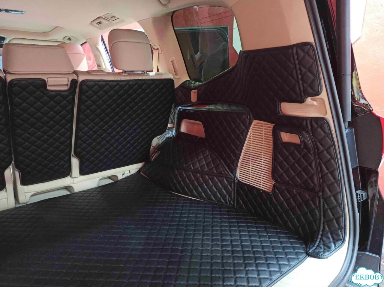 3D коврики из экокожи Toyota Land Cruiser 300 фото 9
