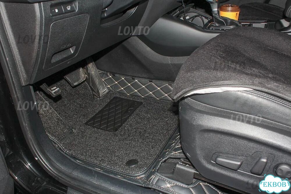 3D коврики из экокожи Kia Sorento фото 4
