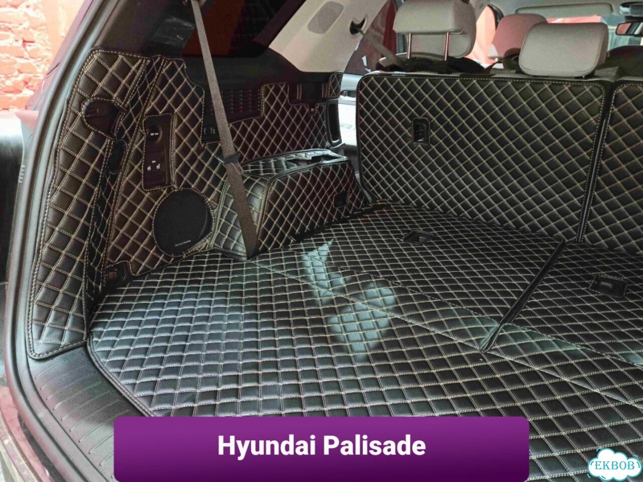 3D коврики из экокожи Hyundai Palisade фото 1