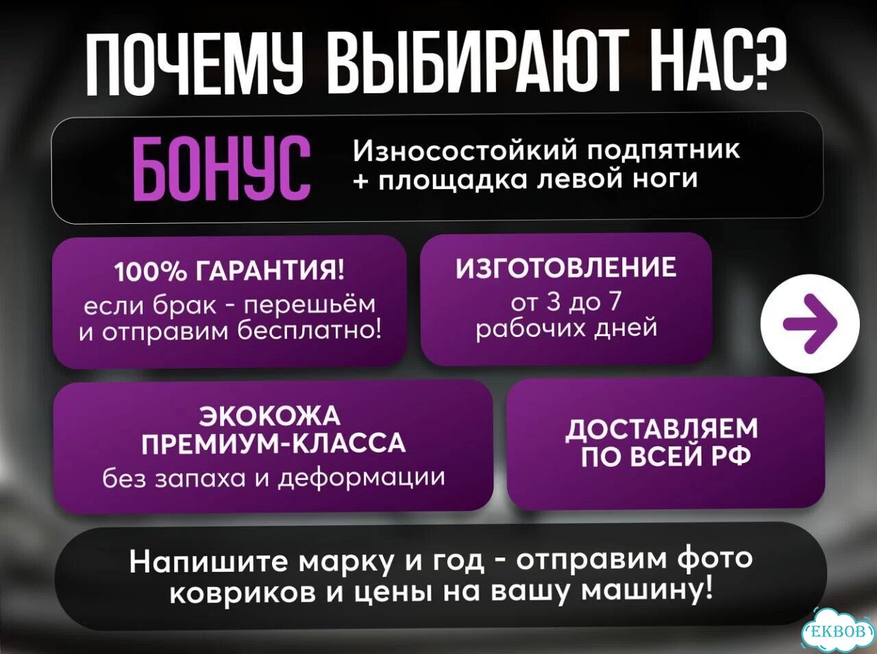 3D коврики из экокожи Hyundai Palisade фото 6